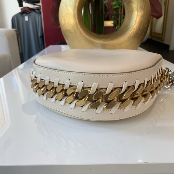 Stella McCartney Ivory Frayme Small Shoulder Bag - Picture 5 of 8